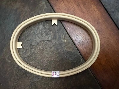 New Berlin Company Plastic Oval Embroidery Hoop 4" X 5.5" Light tan color - Image 1 of 3