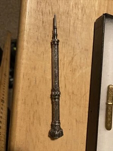 Pluma vintage de plata esterlina con piedra de sangre - Imagen 1 de 7