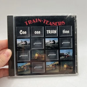 Train-Teasers ConcenTRAINtion PC CD-ROM Game Abracadata Windows 95/98/NT SEALED - Picture 1 of 6