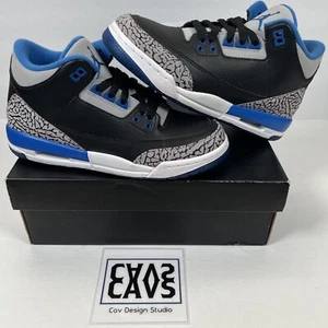 Nike Air Jordan 4 Retro BG Sport Blue GS (2014) 398614-007 - Size 5.5Y - Picture 1 of 13