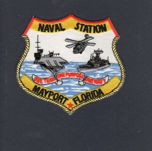 NAVSTA Naval Station MAYPORT FL US NAVY Base Ship Squadron Patch - Picture 1 of 1