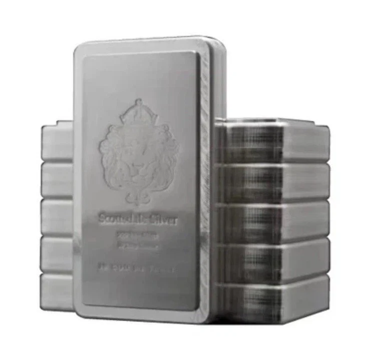 🇺🇸Silver 10 oz Scottsdale Stacker Bar - Image 1 of 3