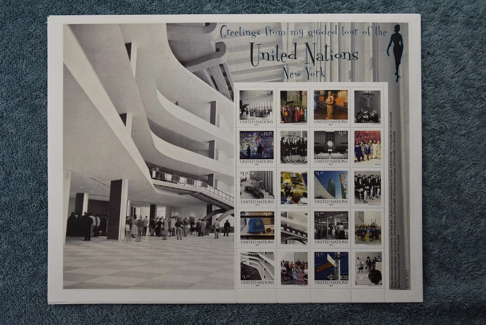 2012 Personalized Full Sheet - Greetings From - Guided Tour - New York S45 - MNH - Image 1 of 1