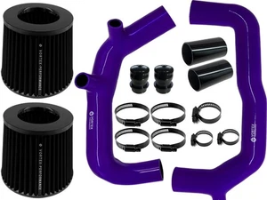 for BMW 335 535 135 inlets E90 E92 2 inch N54 Air intake filter - PURPLE BKAF V3 - Bild 1 von 21