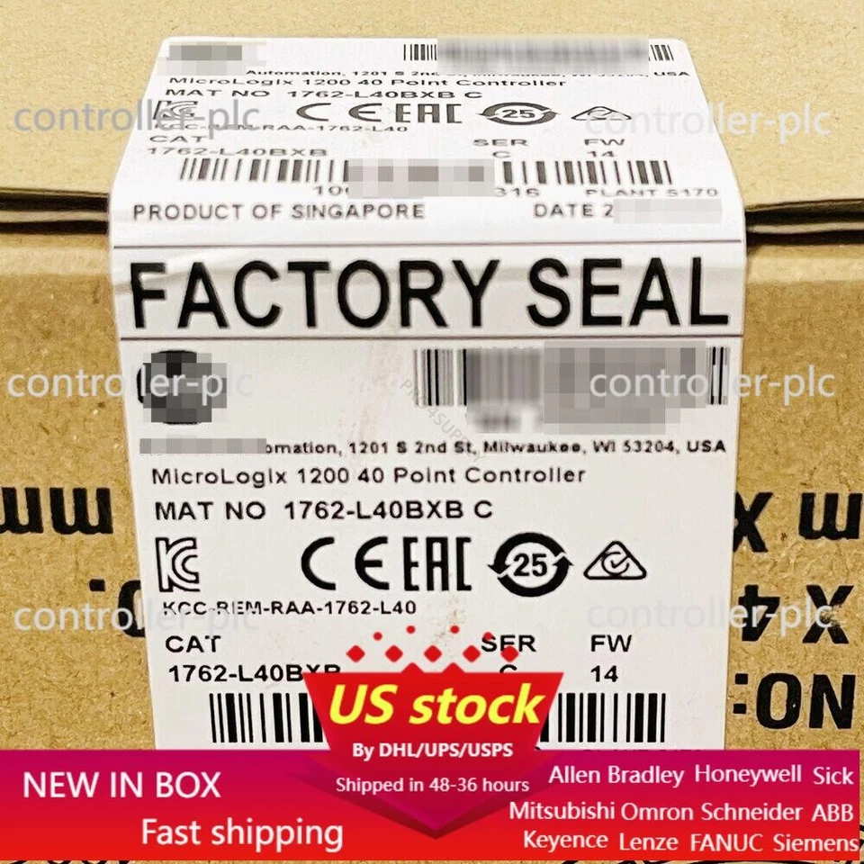 1762-L40BXB AB MicroLogix 1200 40 Point Controller Fast Shipping 1762L40BXB GQ - Image 1 of 1
