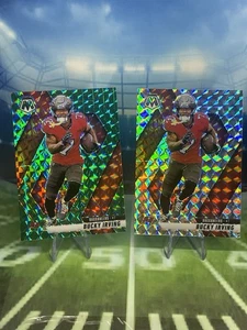 2025 Panini Mosaic - #99 Bucky Irving Green & Silver Mosaic Prizm - Picture 1 of 4