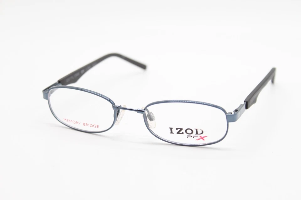 NEW IZOD PFX CV X 3801 BLUE BLACK AUTHENTIC EYEGLASSES 45-17 - Image 1 of 4