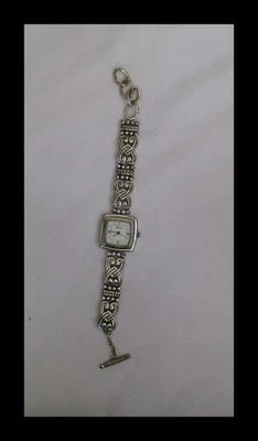 BRIGHTON Santa Rosa Women’s Watch Silver Adjustable Toggle Closure Needs Battery - Image 1 of 2