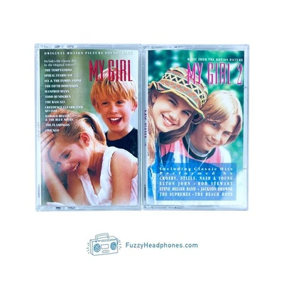 My Girl AND My Girl 2 Soundtrack Cassette Tapes: Temptations, Elton John, CCR - Image 1 of 4