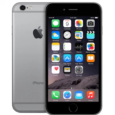 Apple iPhone 6 Space Grey Unlocked 64GB 1GB RAM 4.7" IOS Touchscreen Smartphone - Image 1 of 4