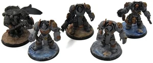 SPACE WOLVES 5 Wolf Guard Terminators #2 Warhammer 40K 5608 - Imagen 1 de 1