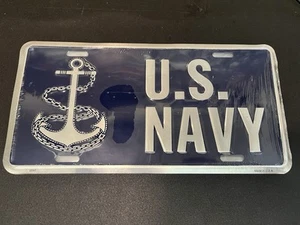 US Navy, plaque d'immatriculation nouveauté Vanity, neuve scellée - Photo 1/1