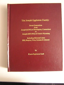 Genealogy JOSEPH EGGLESTON FAMILY Seven Generations 1767-1965 + some maternal - Picture 1 of 8