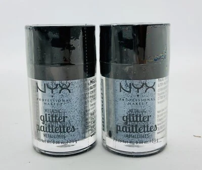 2 X NYX Professional Makeup Body Metallic Glitter Paillettes Metallisees MGLI02 - Image 1 of 3
