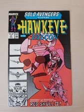 SOLO AVENGERS HAWKEYE AND THE FALCON MAY 6 MARVEL COMIC BOOK (1987)