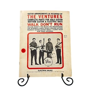 The Ventures Walk Don't Run Guitar Arrangements Solo Rhythm & Electric Bass 1963 - Picture 1 of 10