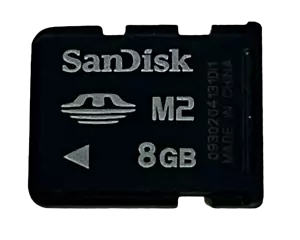 Tarjeta de memoria Sandisk 8 GB Sony PSP Go M2 Memory Stick Pro Duo genuina - Imagen 1 de 1