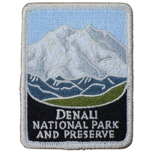 Denali Nationalpark Aufnäher - Alaska, AK Preserve Badge 3" (aufbügeln) - Bild 1 von 1