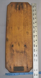 Original Antique Oak Wood Wall Mount Backboard for Zaussenhaus Coffee Grinder - Picture 1 of 7