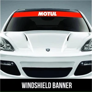 motul windshield banner Decal Stickers For JDM Cars Trucks - Picture 1 of 1