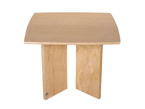1980s Italian Travertine Postmodern Freeform Coffee Table Mid Century Modern Cover