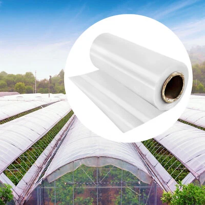 6 mil Clear Greenhouse Film 32 x 25ft Plastic Sheeting Cover Polyethylene - Image 1 of 4