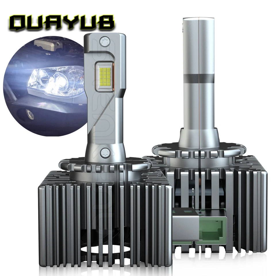 For Lincoln Continental 2017-18 - LED Headlight Bulb 6000K Low & High Beam Qty2 - Image 1 of 4