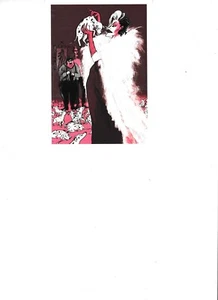 Hundred And One Dalmations Sara Ogilvie art  4" x 6" ad postcard - Picture 1 of 2