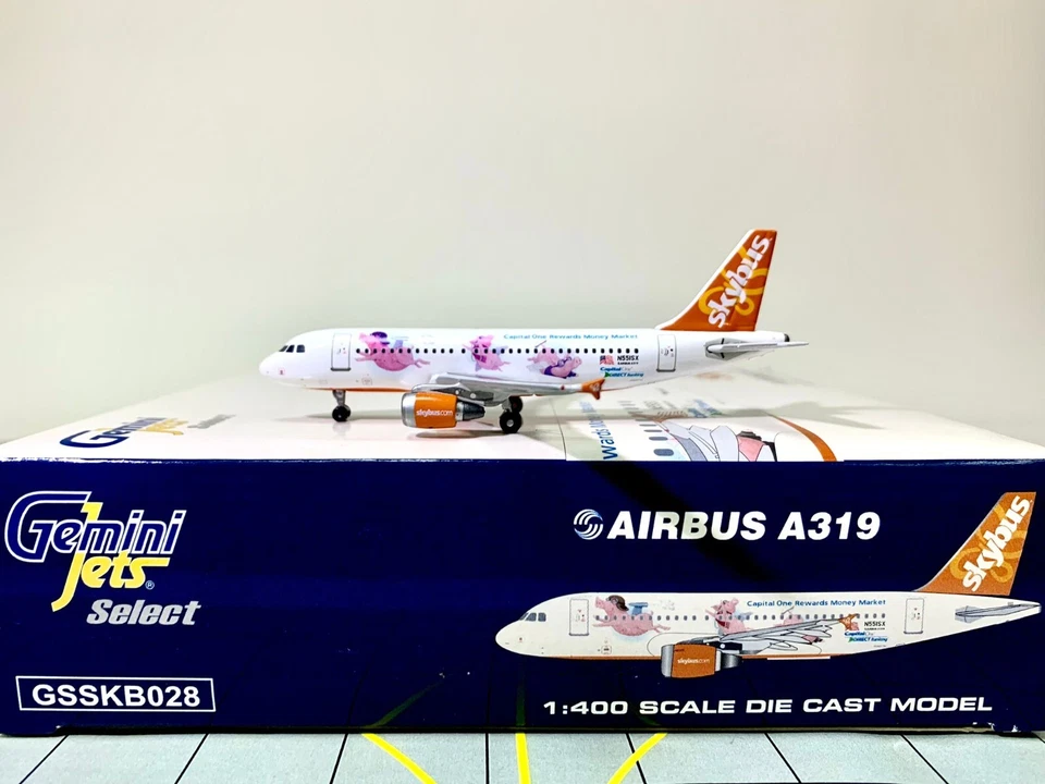 Gemini Jets Escala 1:400 Skybus Airbus A319 N551SX GSSKB028 Foto 1 de 1
