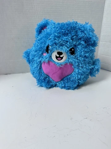 PIKMI POPS Jumbo 10" Surprise Love Curly Blue Bear Plush Toy Cover