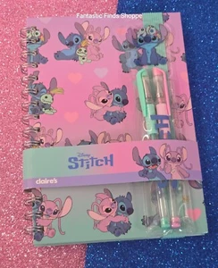 Disney Stitch Angel BFF Spiral Notebook & Pen Set NEW UNUSED - Picture 1 of 1