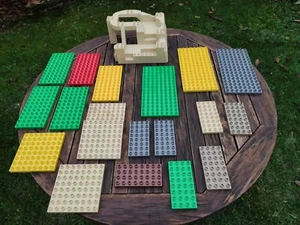 Lego DUPLO 3D Felsen + 19x Platten Bauplatten Grundplatten diverse Größen - Bild 1 von 1