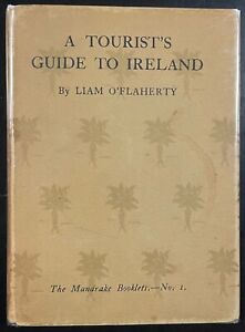 1930 A Tourist's Guide to Ireland par Liam O'Flaherty Mandrake Press 2e éd HC très bon état