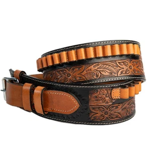 Leather Western Gun for .44/.45/.38/.357cal Belt - Picture 1 of 12