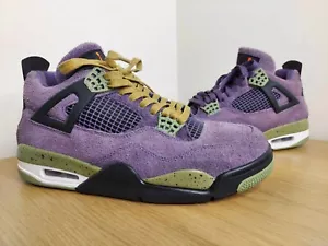 Nike Air Jordan 4 Retro Canyon Violet (W) Homme Chaussures de Basket Baskets UK 8,5 - Photo 1 sur 19