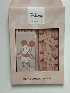 Disney Mickey & Minnie 10 PK Bookmark Set Christmas Present Novelty Gift PRIMARK