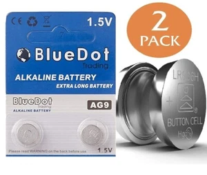 2 Pack *2029* AG9 Battery 394A 394 SR936SW LR936 LR45 SR45 SR93 194 2pcs alkalin - Picture 1 of 1