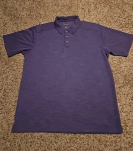 Pebble Beach Men's Polo Shirt Purple Performance Short Sleeve Size 2XL - Picture 1 of 4