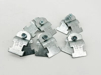 New Lot of 5 B-Line B2001 Strut Conduit Strap 3/8" RGD 1/2"TW - Image 1 of 4