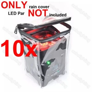 10xIP65 Rain Cover For 6*18W RGBWA dj stage lighting uv battery powered uplights - Picture 1 of 6