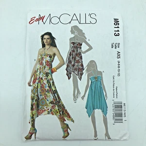 McCall's Sewing Pattern M6113 Sundress Dress Sz AX5 4,6,8,10,12 Miss UNCUT Easy - Picture 1 of 10
