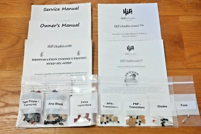 Kit de servicio de restauración de cubierta de carrete Teac A-4010SL reparación reconstrucción condensador Foto 1 de 4