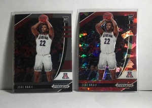 2020 Prizm Draft Picks Zeke Nnaji Rc Cracked Ice Red Prizm +base Denver Nuggets  - Picture 1 of 2