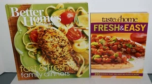 2 Cookbooks - Fresh & Easy & BHG Fast & Fresh (Hardcover) - Imagen 1 de 2