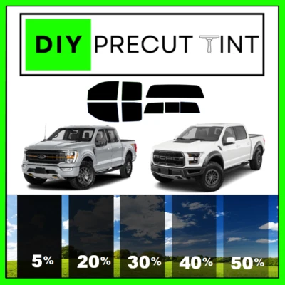 DIY PreCut Premium Ceramic Window Tint Fits ANY FORD F-150 2000-2024 ALL Windows - Image 1 of 4