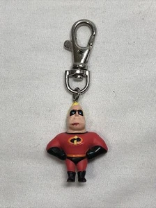 Disney Pixar The Incredibles Mr. Incredible Keychain 1.5" tall Super Hero - Picture 1 of 4