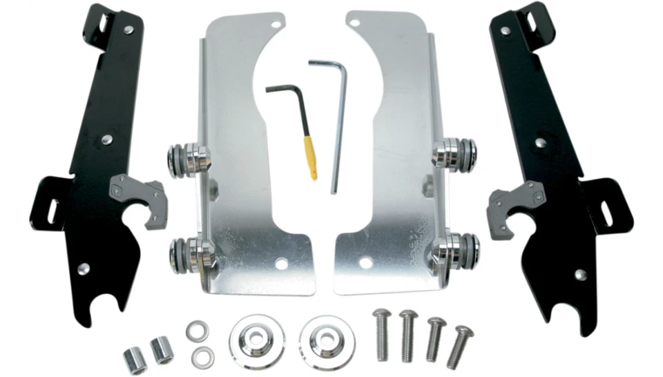 Memphis Shades Fats / Slim Parabrisas Gatillo-Lock Kit de Montaje - Negro - MEK1938 Foto 1 de 1