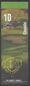 CANADA BOOKLET BK176a 43c x 10 GOLF IN CANADA, GLUED FLAP NO TI - Picture 1 of 2