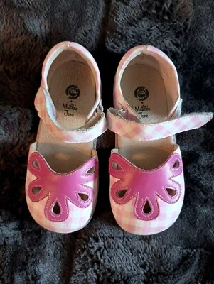 Zapatos Matilda Jane 13 Niñas Pequeñas Rosa Guinga Mary Jane ¡Adorables!  Foto 1 de 4