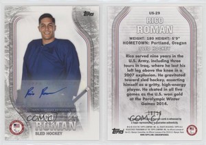 2018 US Olympic & Paralympic Team and Hopefuls /50 Rico Roman Rookie Auto RC